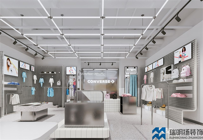 童裝店裝修設(shè)計效果圖-CONVERSE童裝店